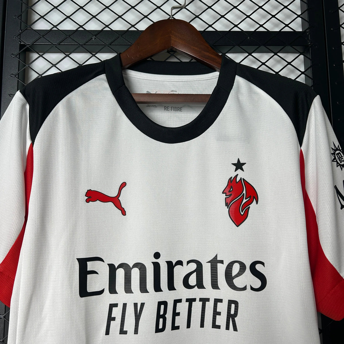 Maillot football Milan AC extérieur 2025/26