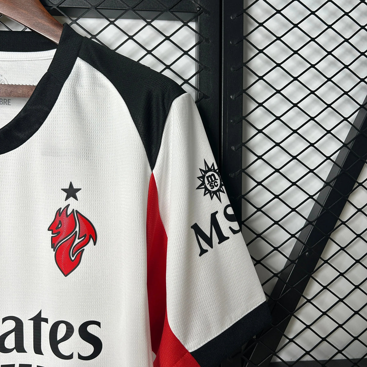 Maillot football Milan AC extérieur 2025/26