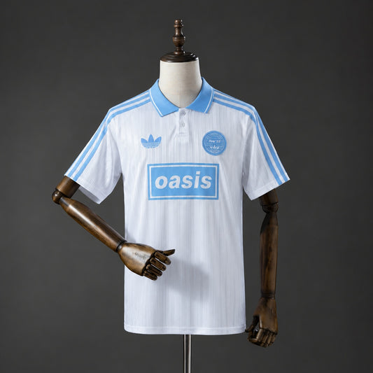 Maillot football Oasis Live '25 Originals Blanc Bleu
