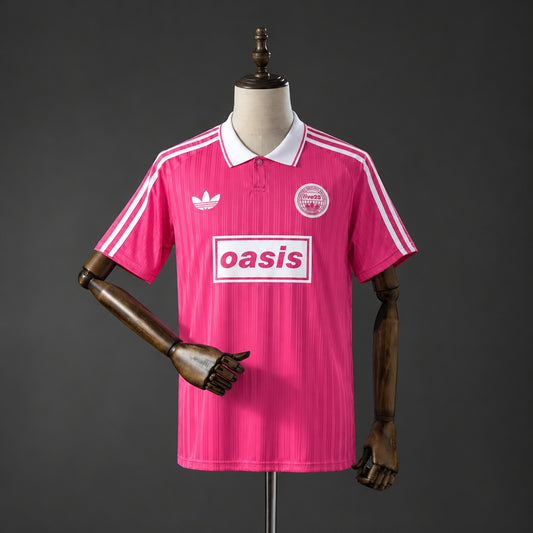 Maillot football Oasis Live '25 Originals Rose 3-Stripes