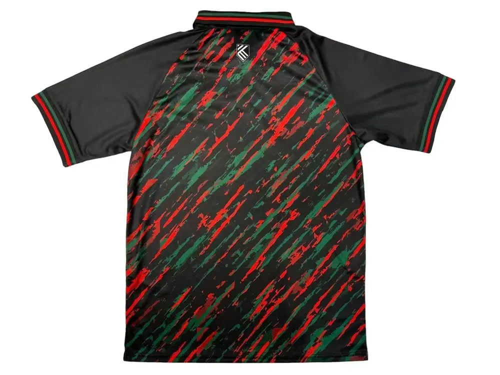 Maillot de football Palestine / Palestina FC Palestino Falistīn Noir Black فلسطين 2024/25