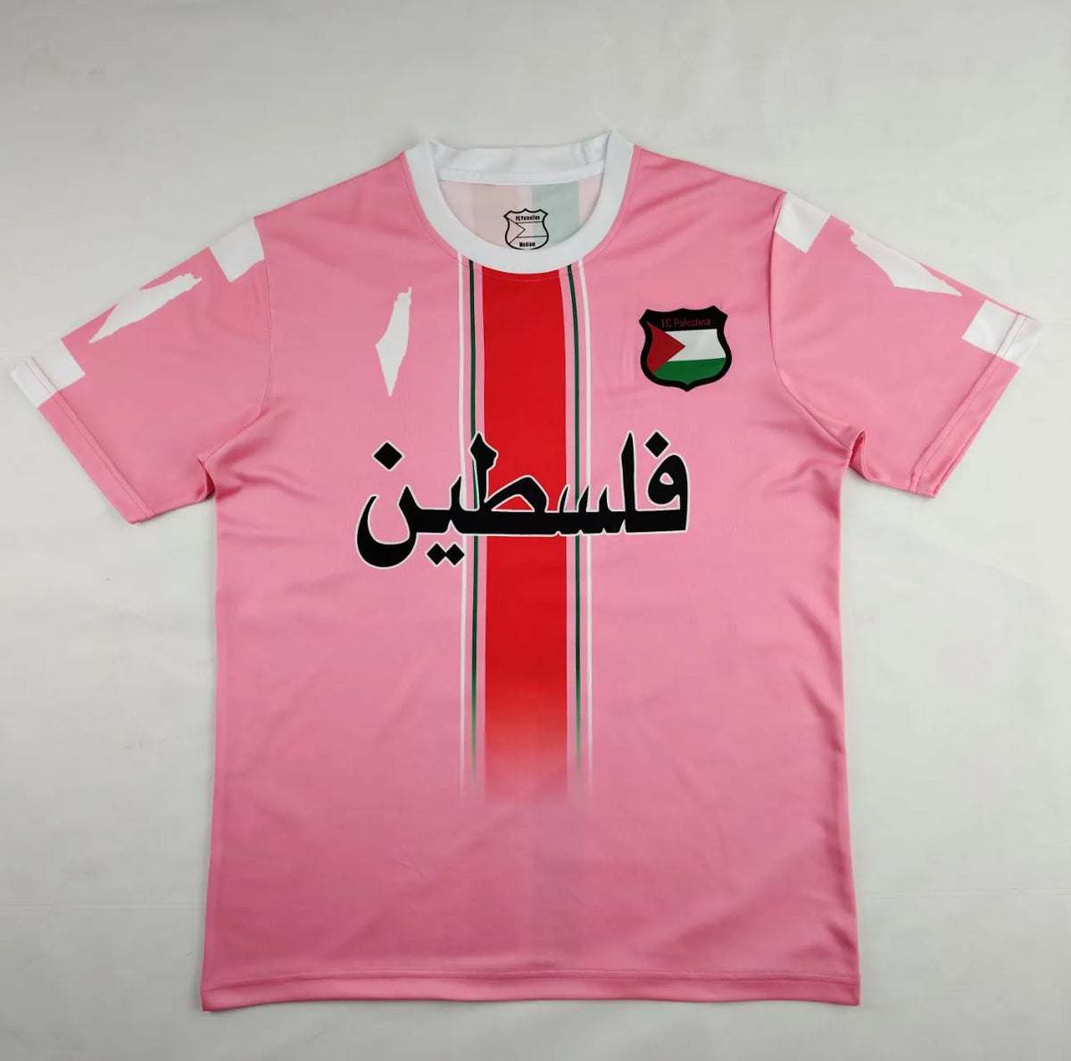 Maillot de football Palestine / Palestina FC Palestino Falistīn Rose Pink فلسطين 2024/25