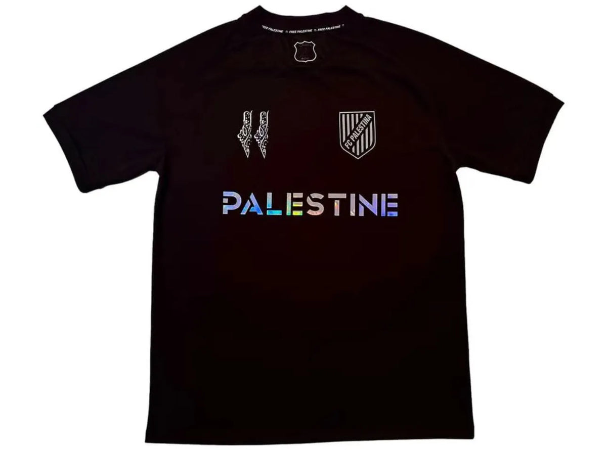 Maillot football Palestine Palestina FC Palestino/Palestine Black Noir 2024/25