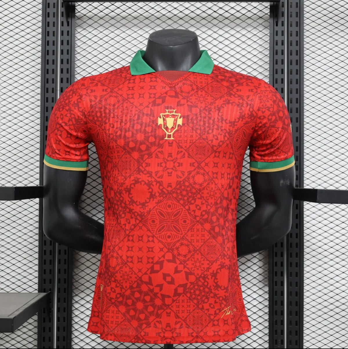 Maillot football Portugal THE SIU Red Rouge Comma Football *Player Version* 2024/25