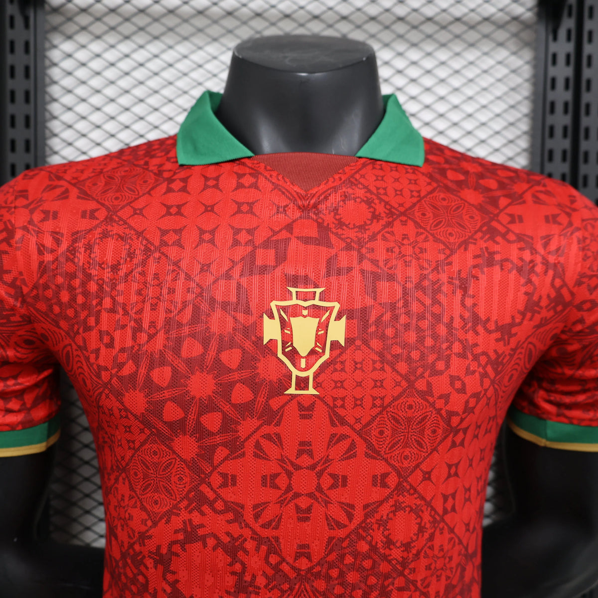 Maillot football Portugal THE SIU Red Rouge Comma Football *Player Version* 2024/25