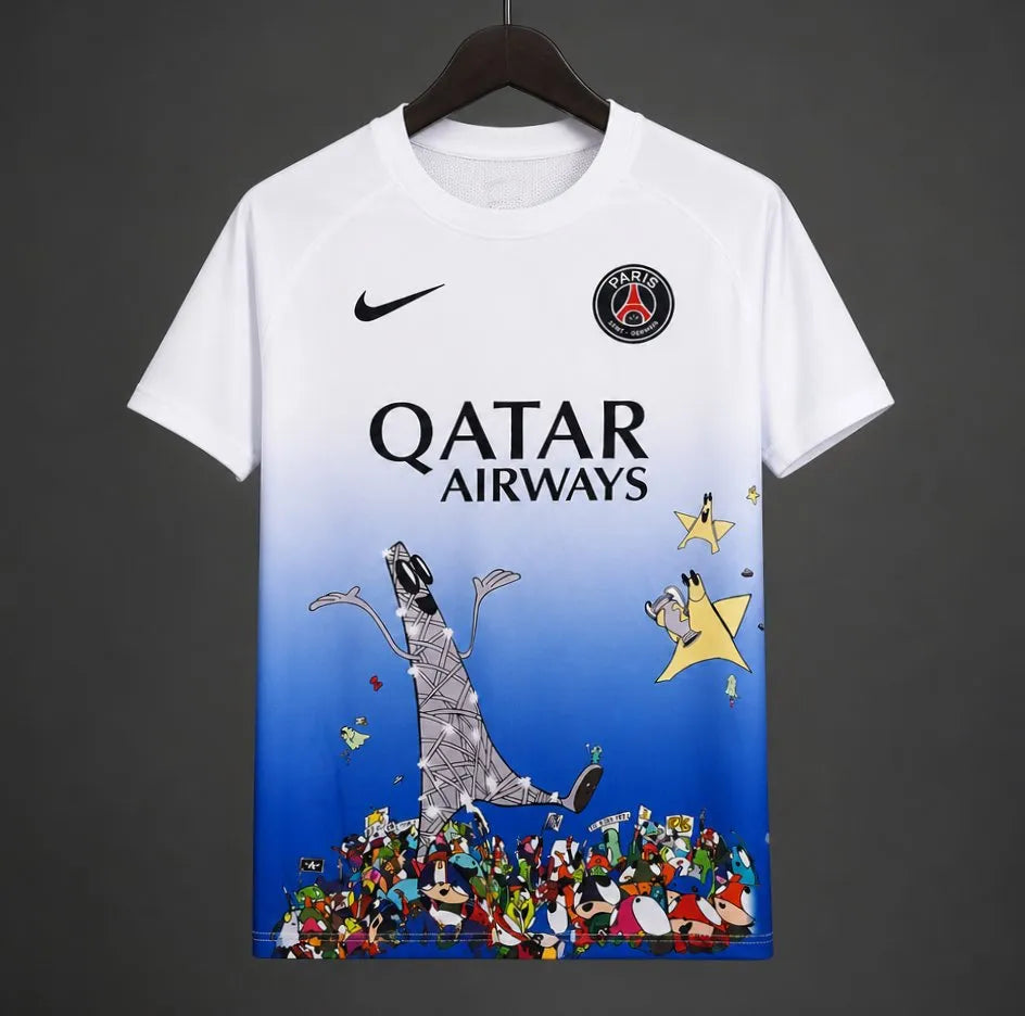 Maillot football PSG Art Basel Edgar Plans - Back 2 Back 2 étoiles ⭐️⭐️