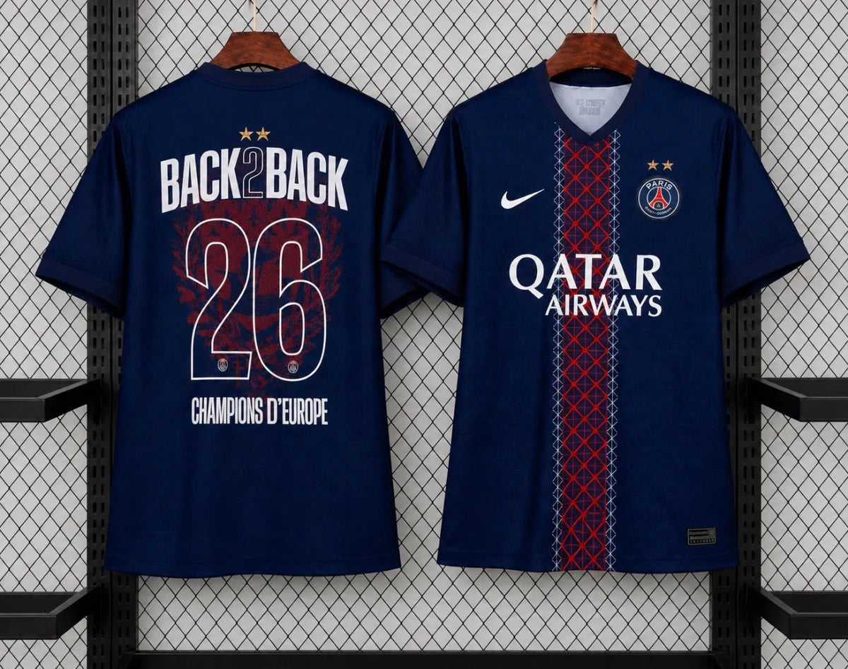 Maillot football PSG Back 2 Back 2 étoiles ⭐️⭐️2026