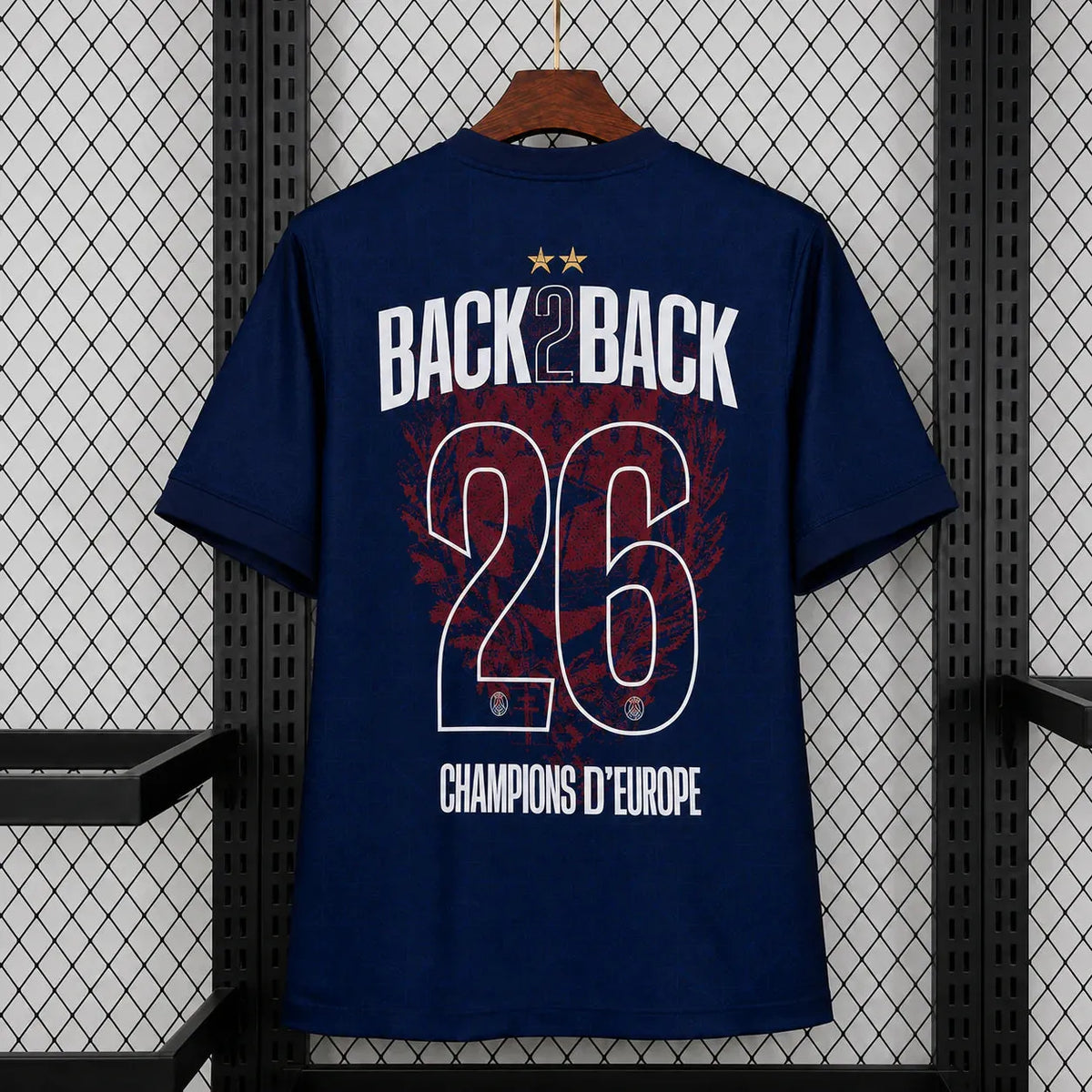Maillot football PSG Back 2 Back 2 étoiles ⭐️⭐️2026