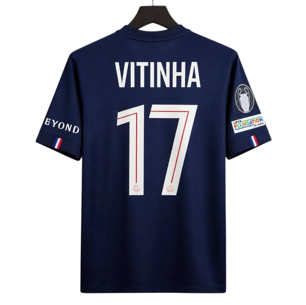 Maillot football PSG Officiel domicile Finale Budapest 2025/26 VITINHA #17