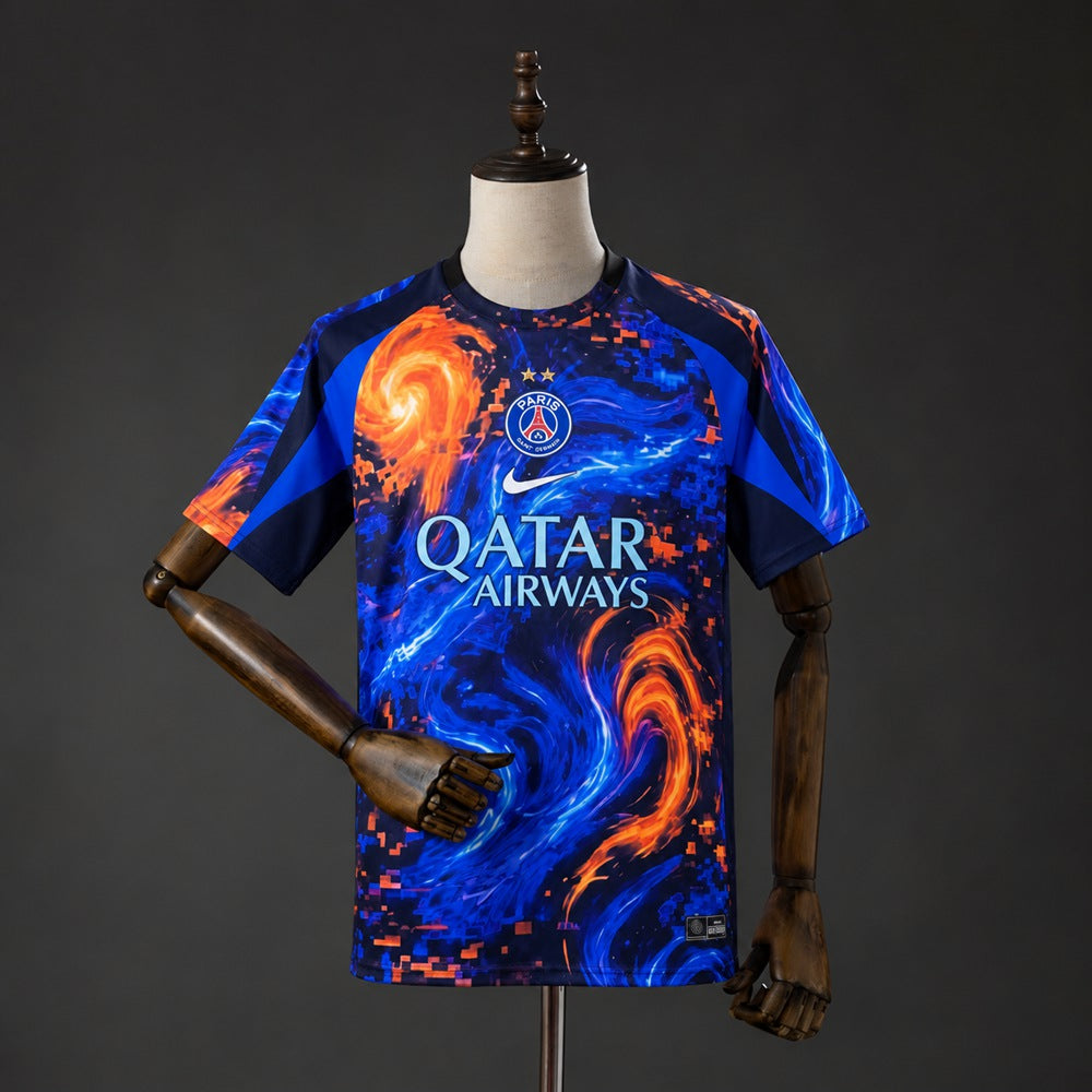 Maillot football PSG version spéciale motif flammes 2026/27