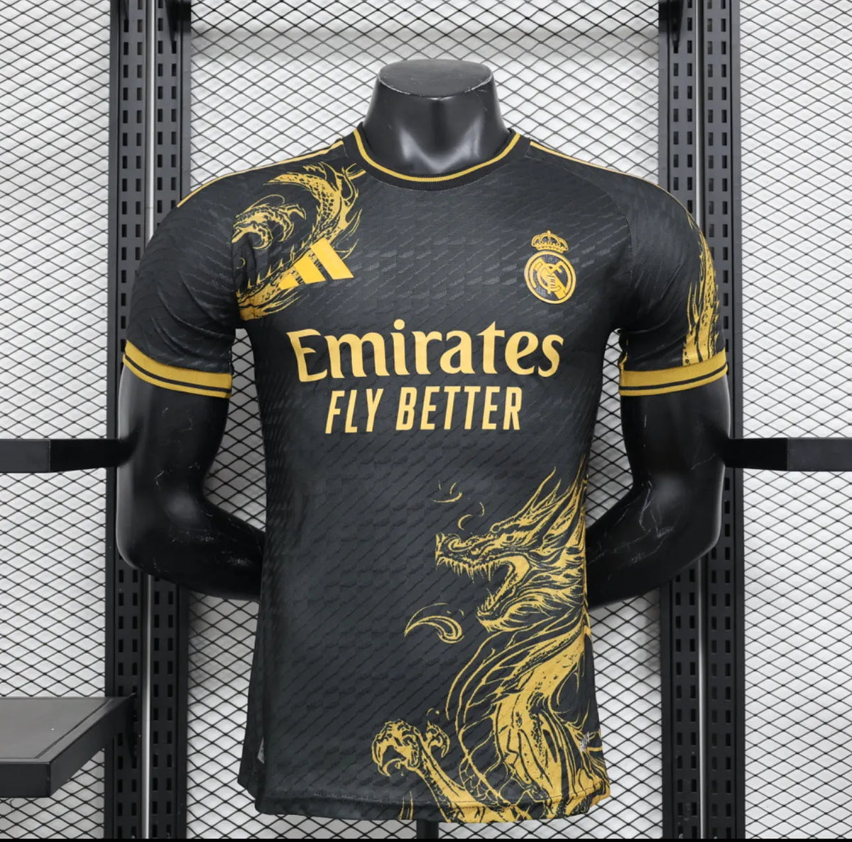 Maillot football Real Madrid Black Dragon Player Version 2024/25