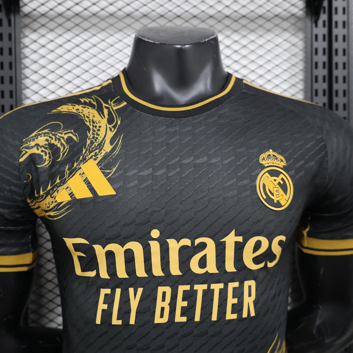 Maillot football Real Madrid Black Dragon Player Version 2024/25