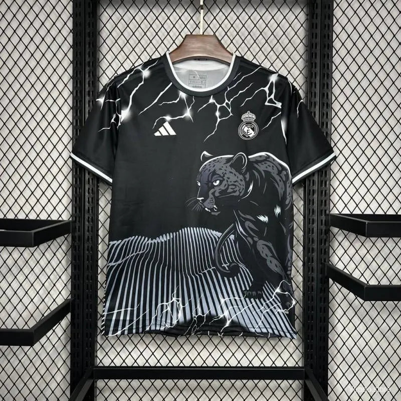 Maillot football Real Madrid Black Panther Panthère 2024/25