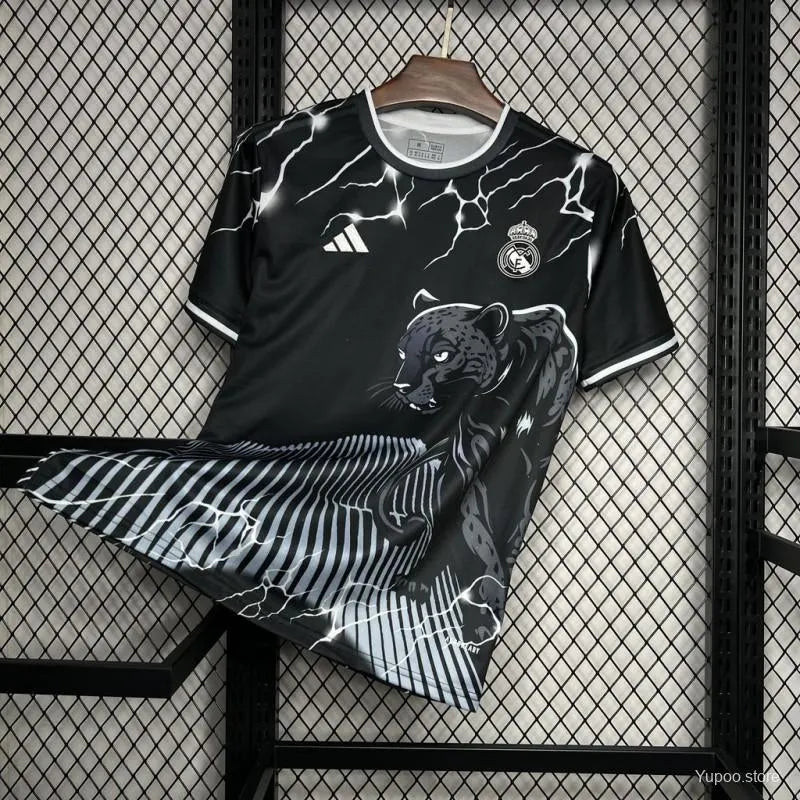 Maillot football Real Madrid Black Panther Panthère 2024/25