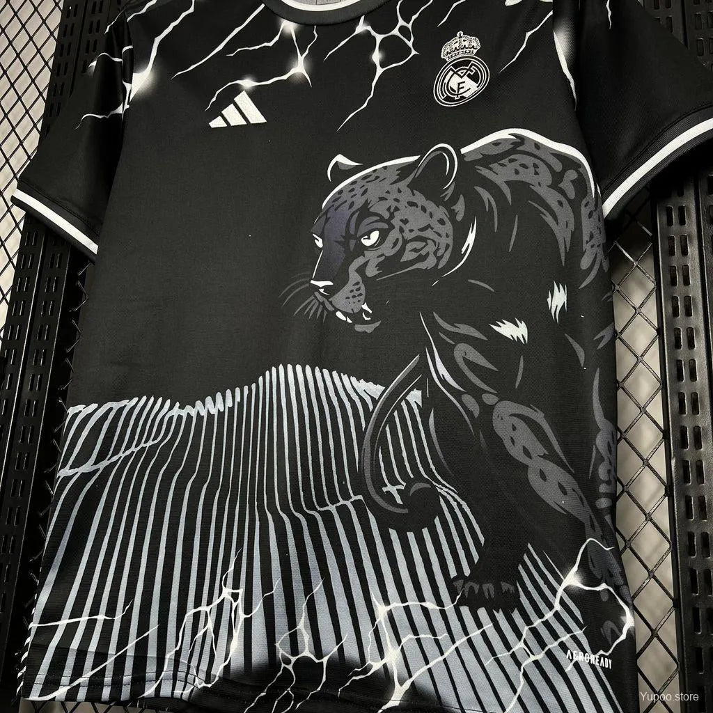 Maillot football Real Madrid Black Panther Panthère 2024/25