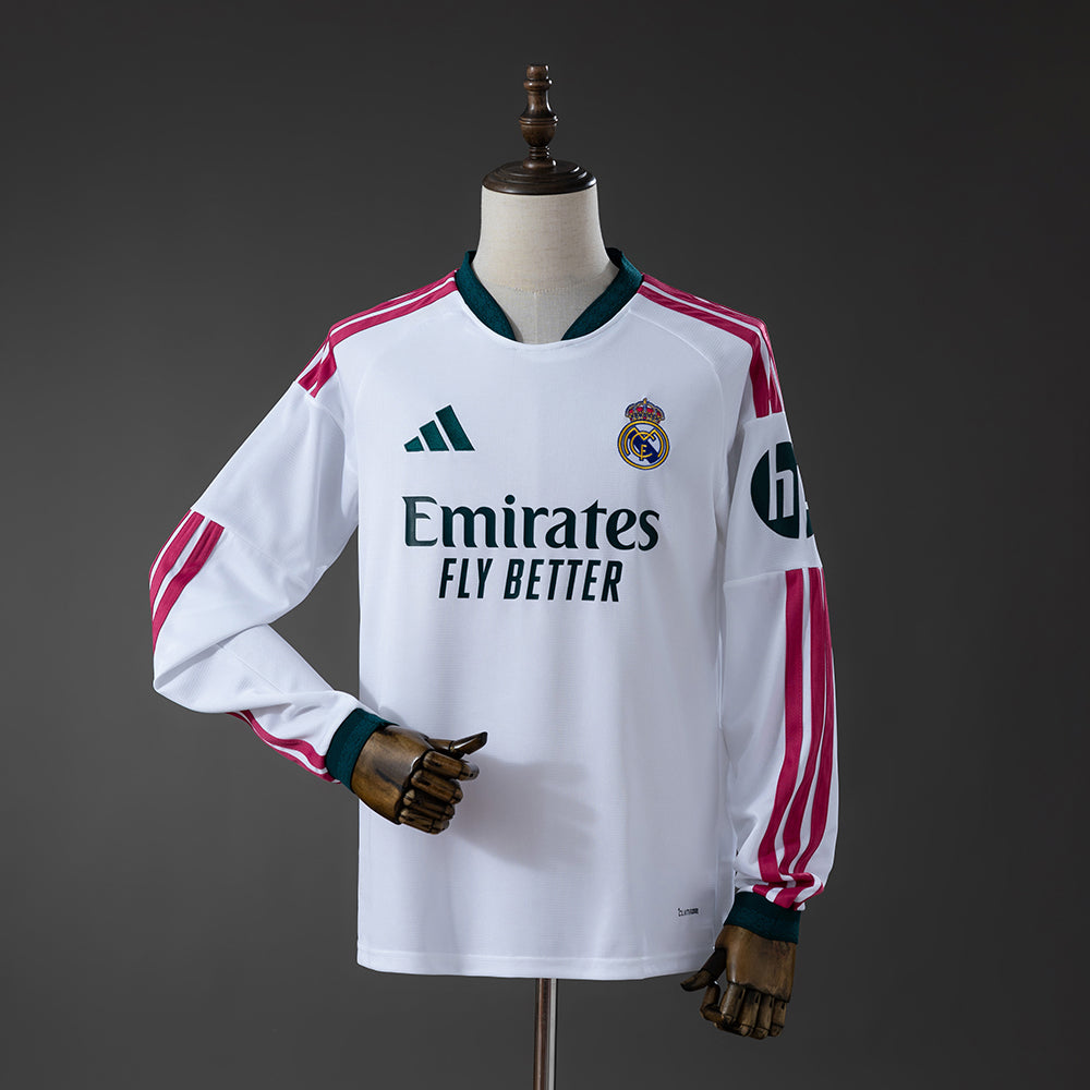 Maillot football Real Madrid Domicile Manches Longues 2026/27