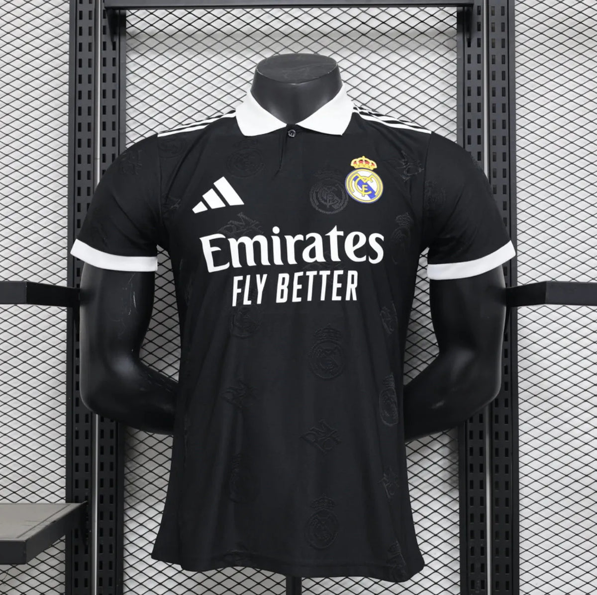 Maillot football Real Madrid Dragon Noir Player Version 2025/26