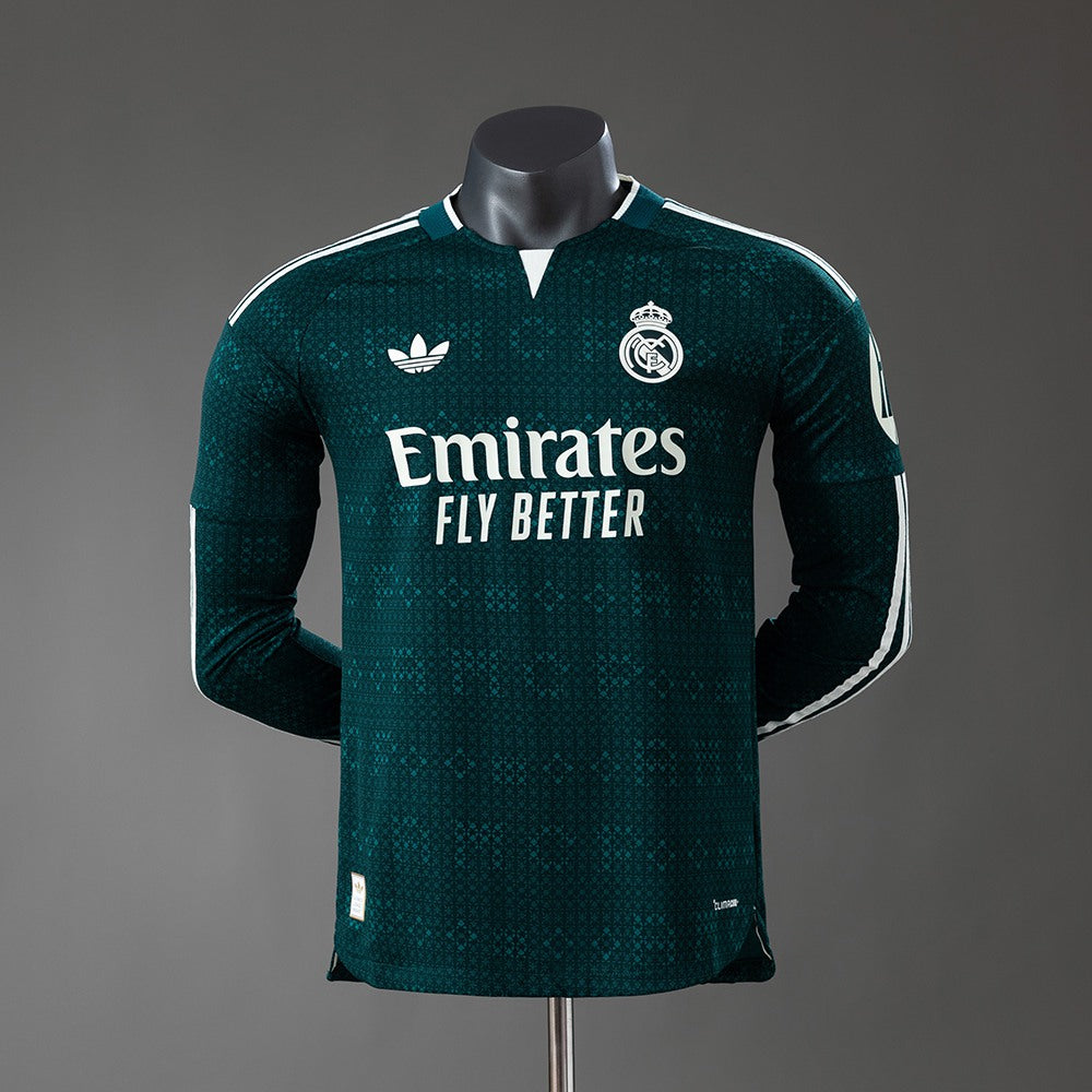 Maillot football Real Madrid Extérieur Player Version Manches Longues 2026/27