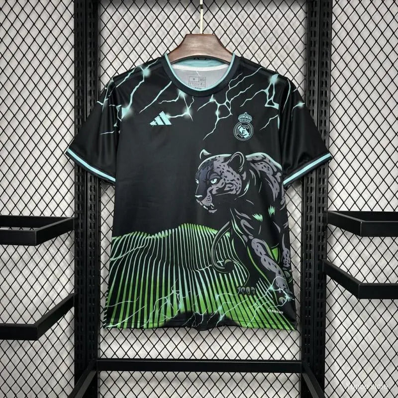 Maillot football Real Madrid Green Panther Panthère 2024/25