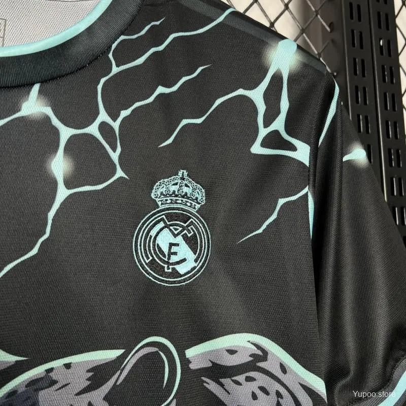 Maillot football Real Madrid Green Panther Panthère 2024/25