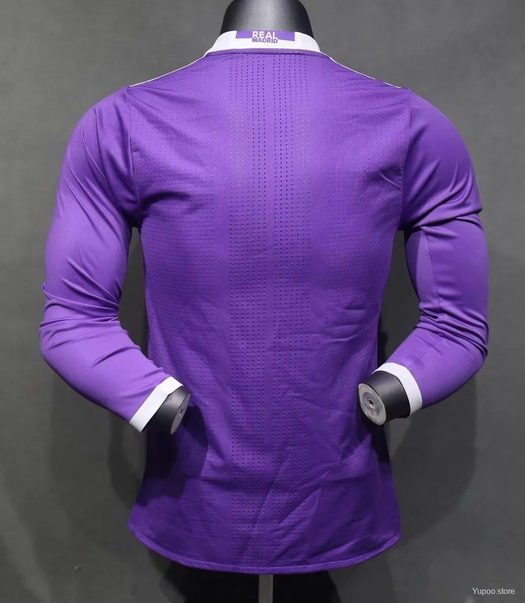 Maillot football Real Madrid third Player Version manches longues 2016/17