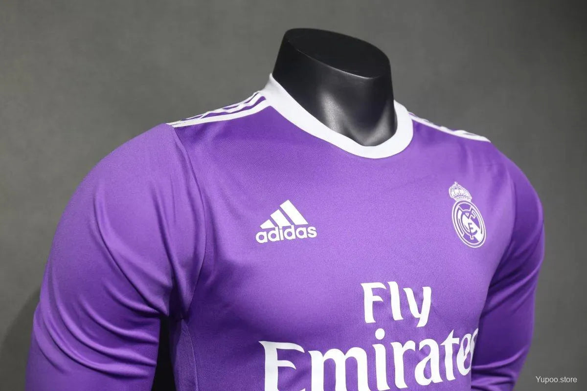 Maillot football Real Madrid third Player Version manches longues 2016/17