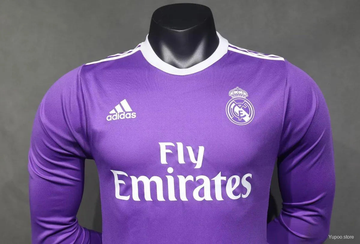 Maillot football Real Madrid third Player Version manches longues 2016/17