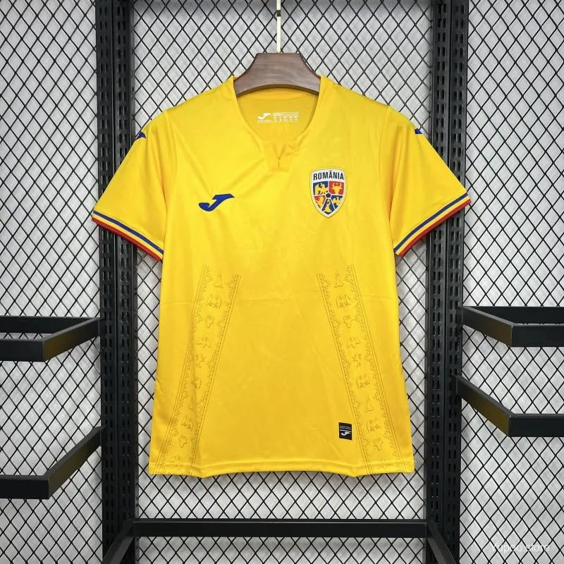 Maillot football Roumanie Romania jaune 2024/25