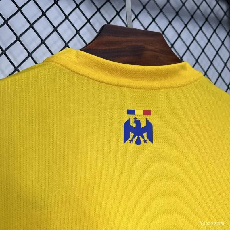 Maillot football Roumanie Romania jaune 2024/25