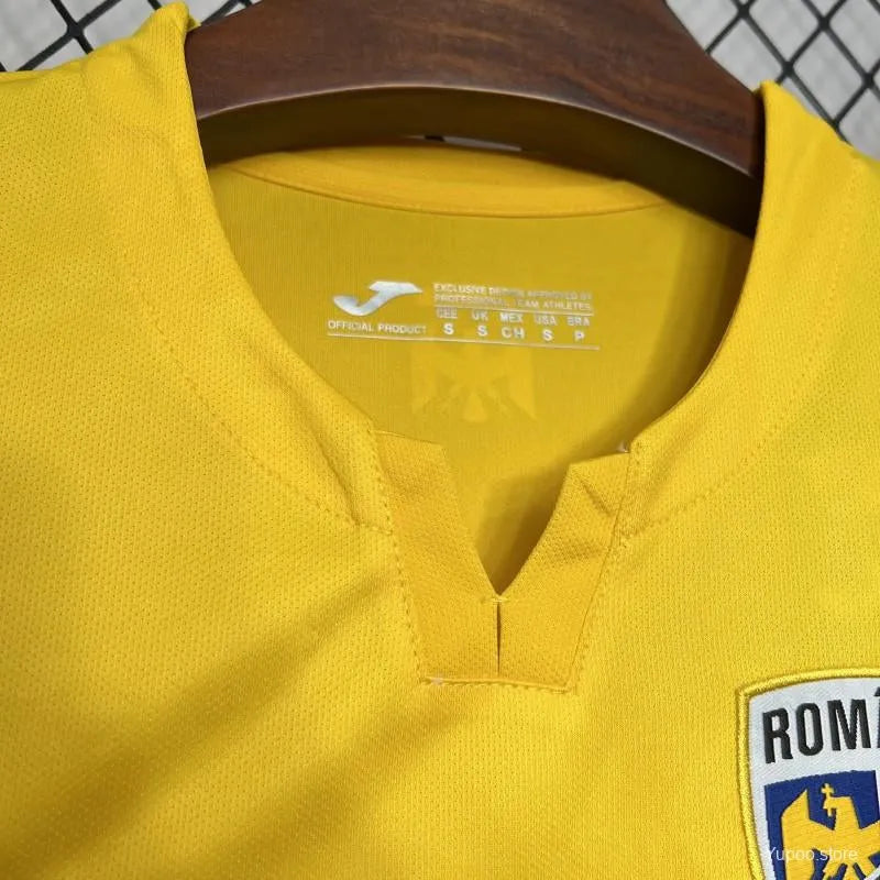 Maillot football Roumanie Romania jaune 2024/25