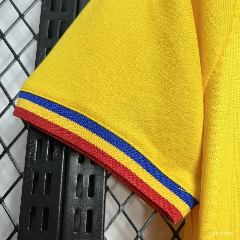 Maillot football Roumanie Romania jaune 2024/25