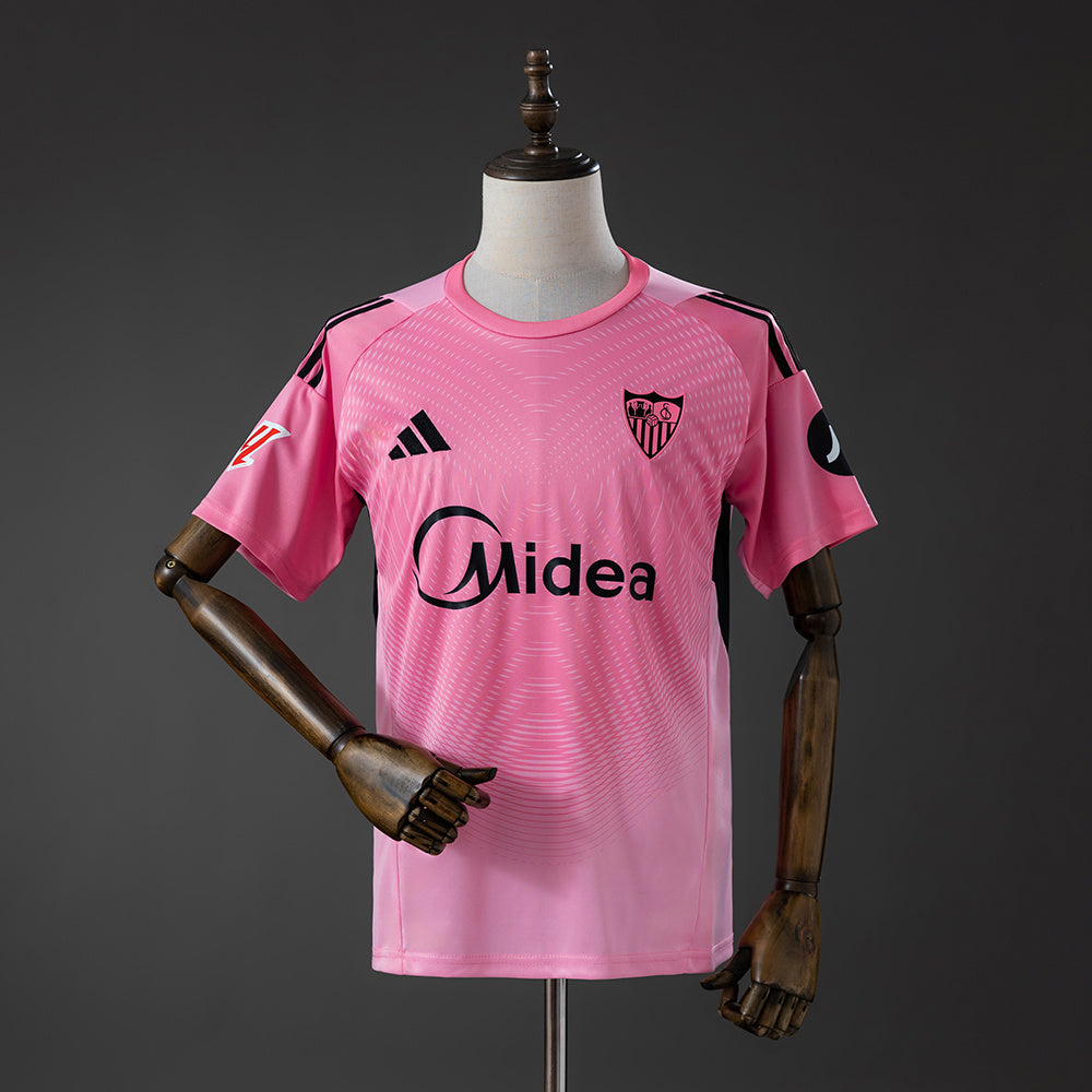 Maillot football Séville gardien rose 2025/26