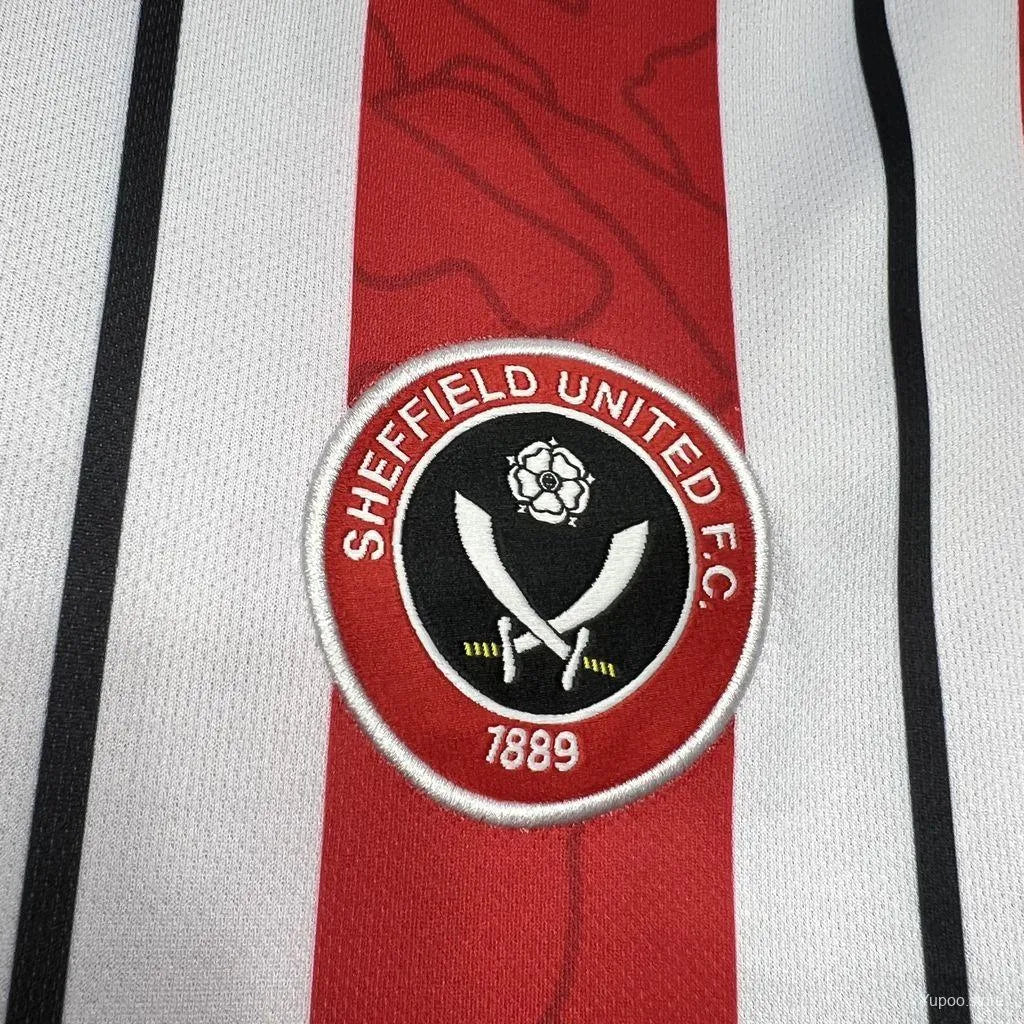Maillot football Sheffield United domicile 2024/25