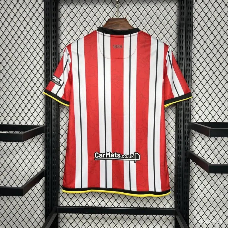 Maillot football Sheffield United domicile 2024/25