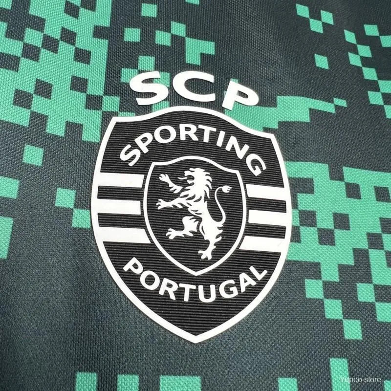 Maillot football Sporting Lisbon Lisbonne pré-match 2024/25