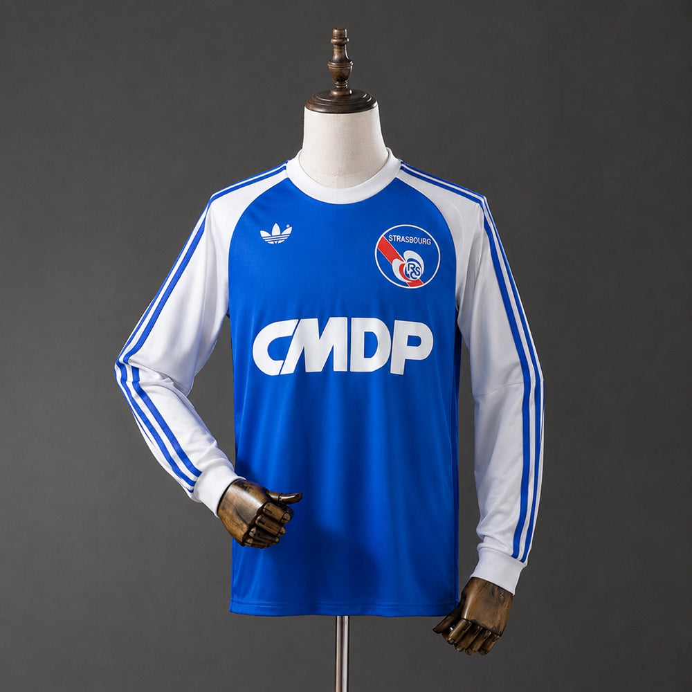 Maillot football Strasbourg Domicile Rétro Manches Longues 78/79