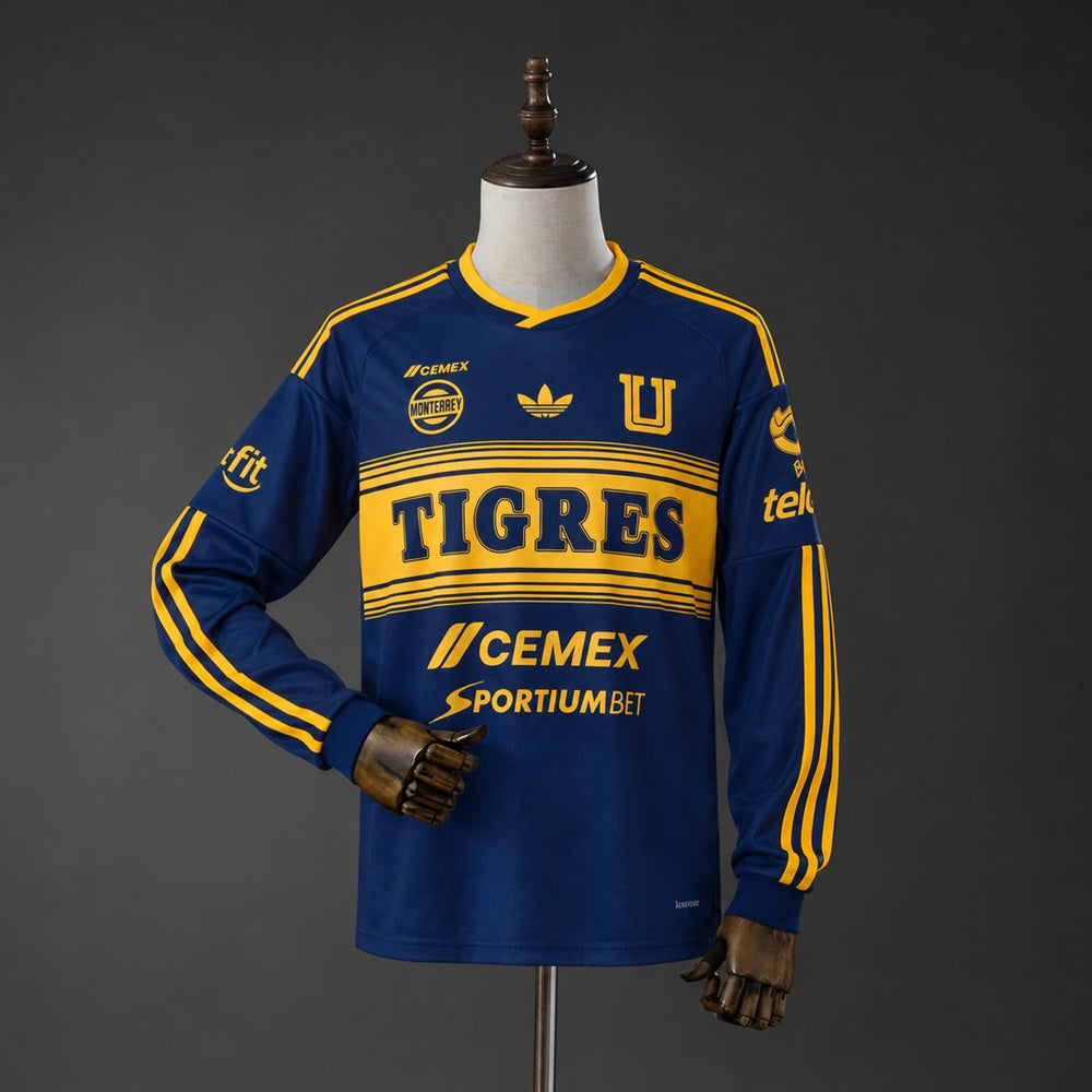 Maillot football Tigres UANL extérieur manches longues 2026/27