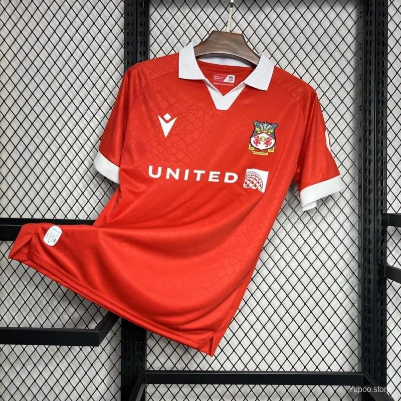 Maillot football Wrexham domicile 2024/25