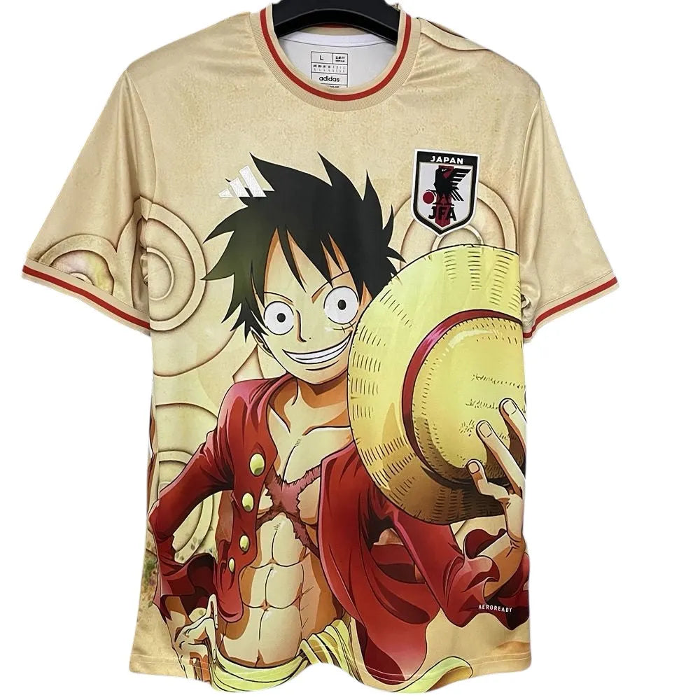 Maillot Japon One Piece – Édition Luffy | Design Manga Football