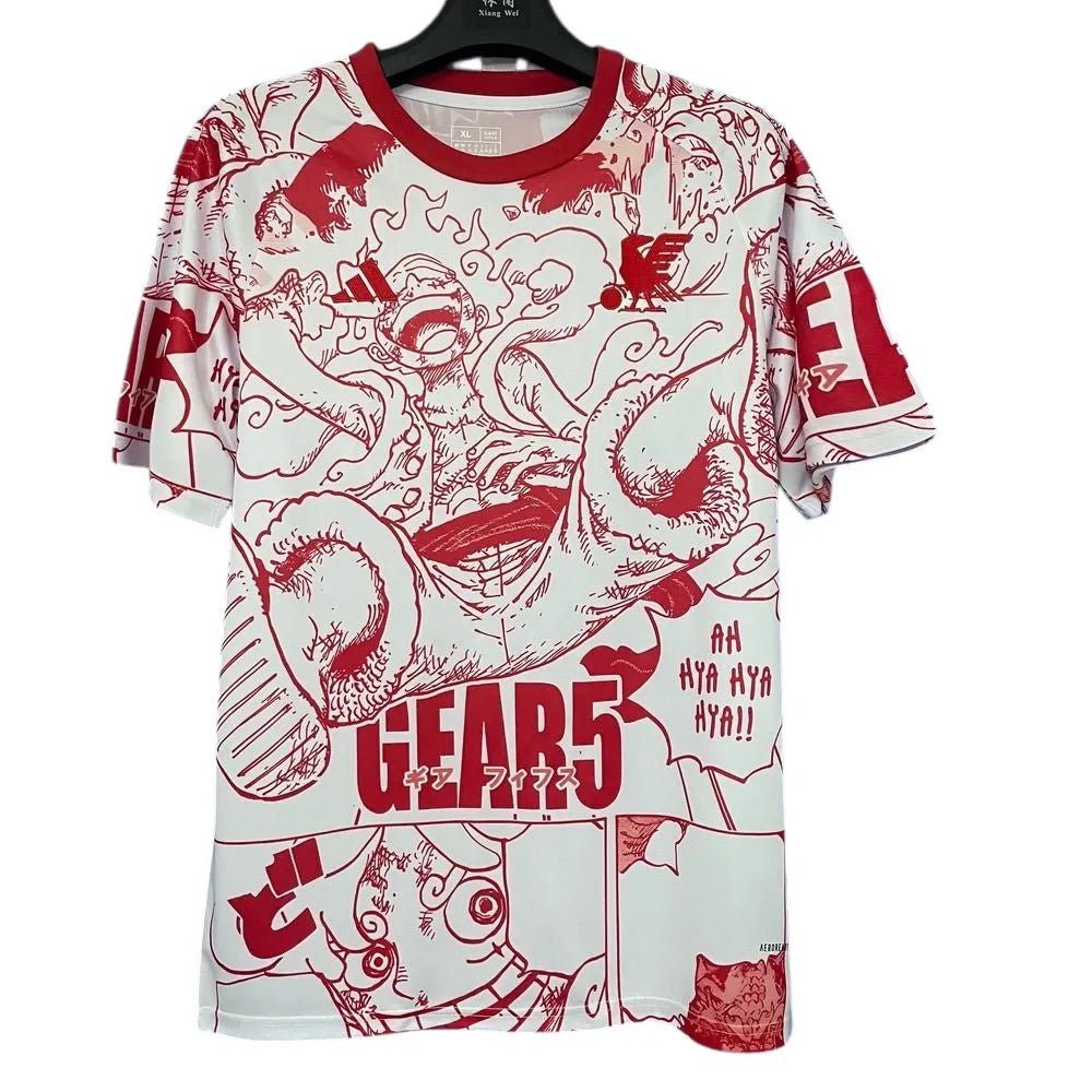 Maillot Japon One Piece – Édition Luffy | Design Manga Football