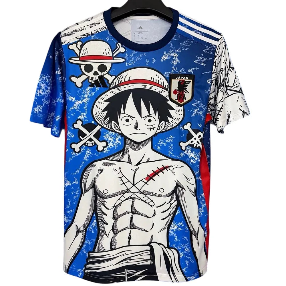 Maillot Japon One Piece – Édition Luffy | Design Manga Football