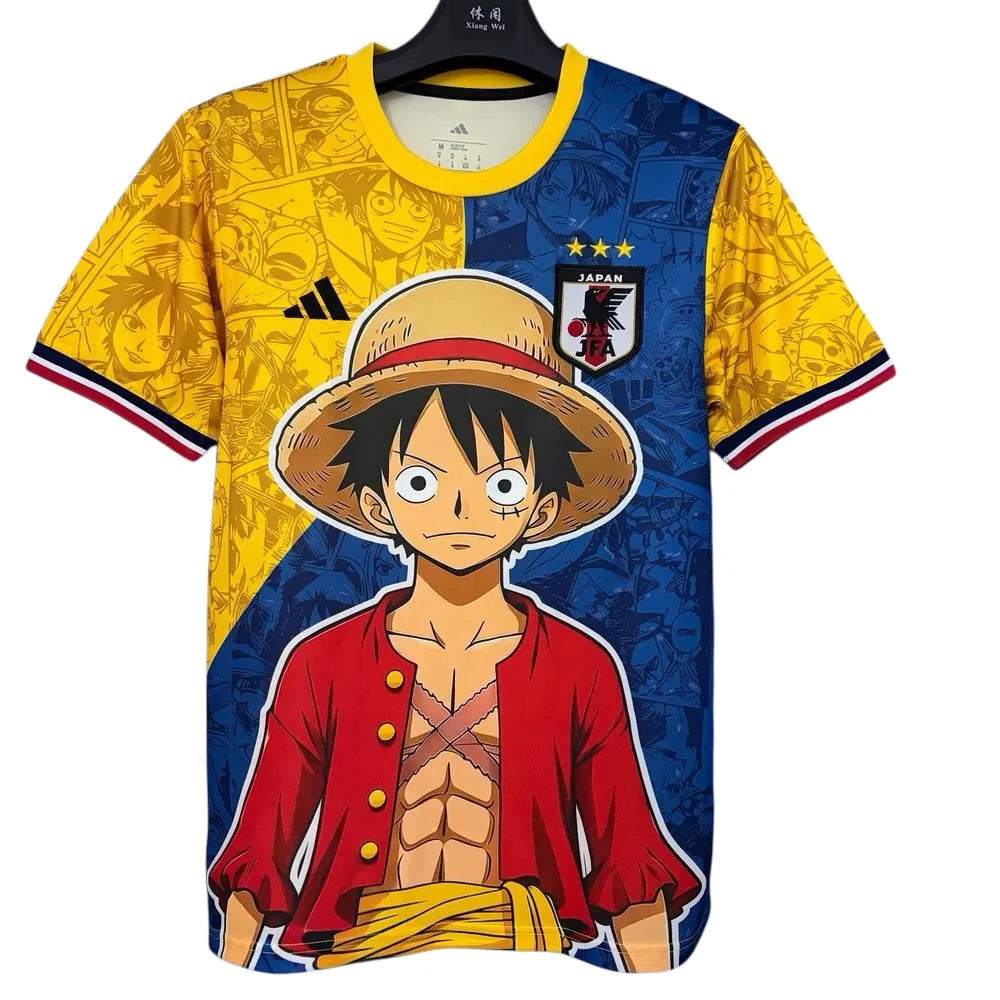 Maillot Japon One Piece – Édition Luffy | Design Manga Football
