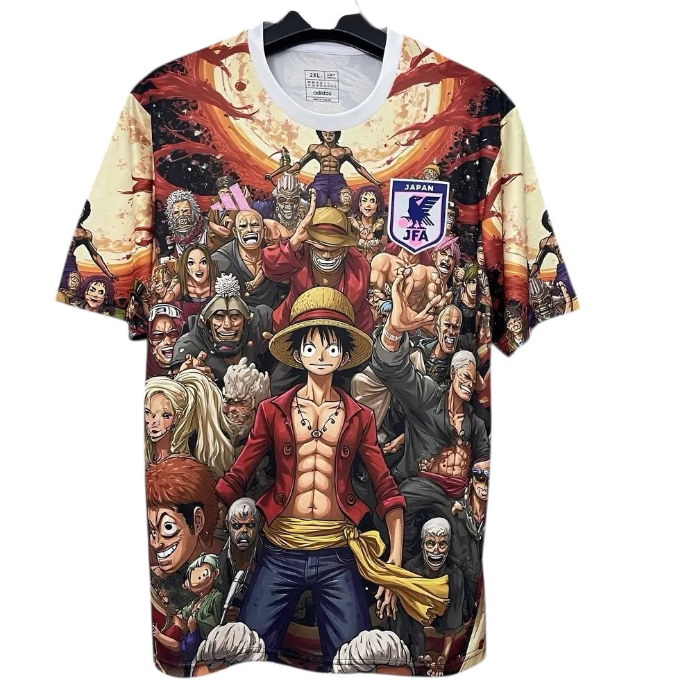 Maillot Japon One Piece – Édition Luffy | Design Manga Football