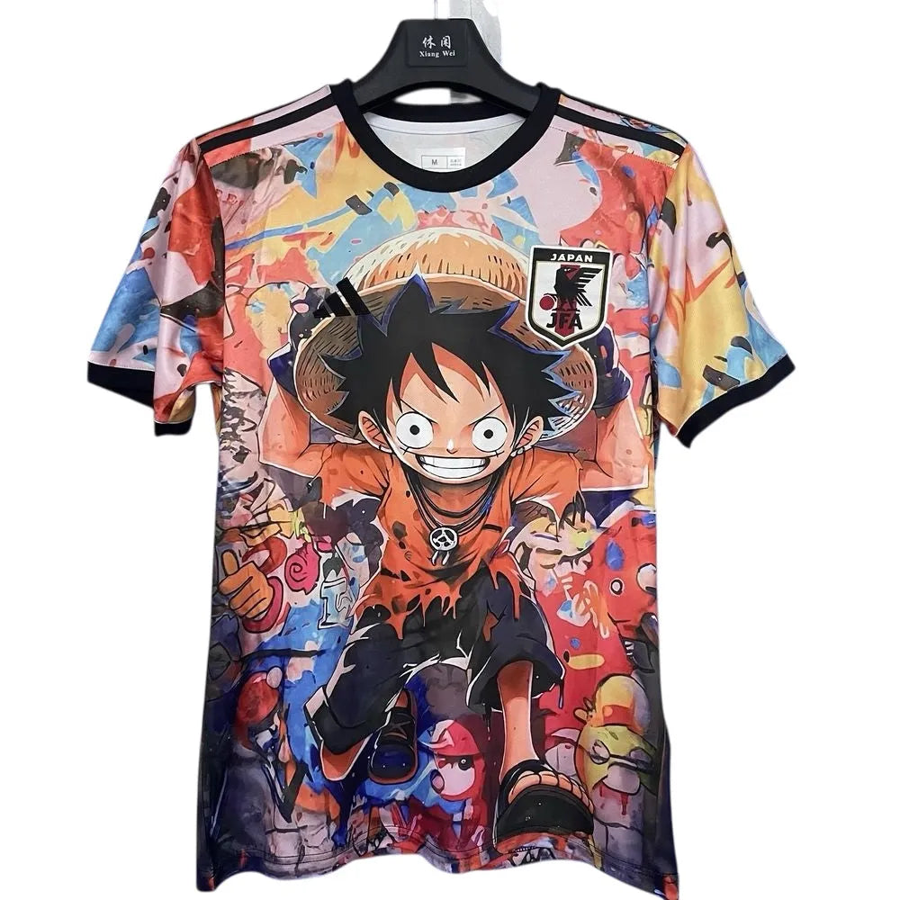 Maillot Japon One Piece – Édition Luffy | Design Manga Football