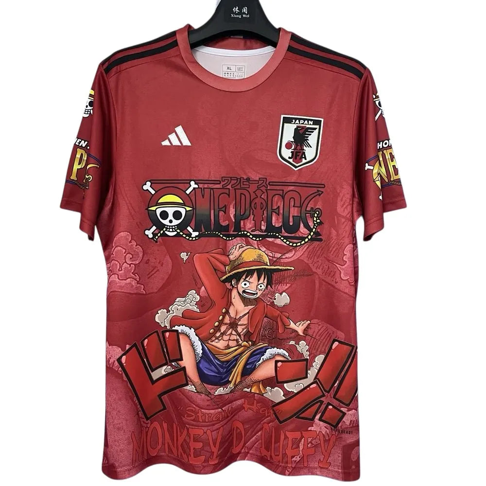 Maillot Japon One Piece – Édition Luffy | Design Manga Football