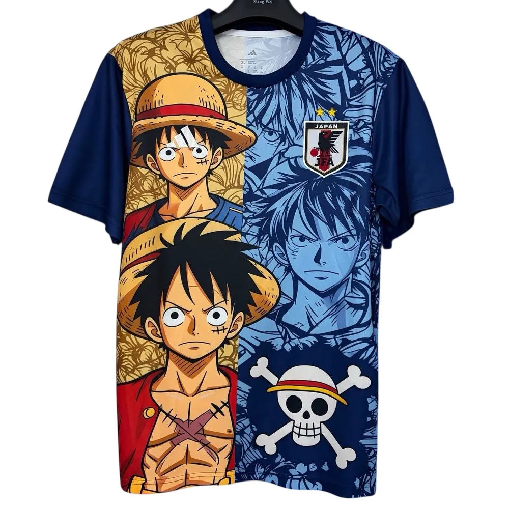 Maillot Japon One Piece – Édition Luffy | Design Manga Football