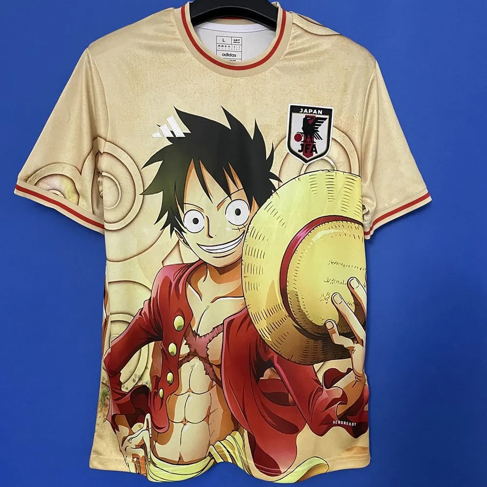 Maillot Japon One Piece – Édition Luffy | Design Manga Football