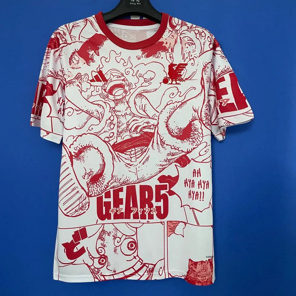 Maillot Japon One Piece – Édition Luffy | Design Manga Football