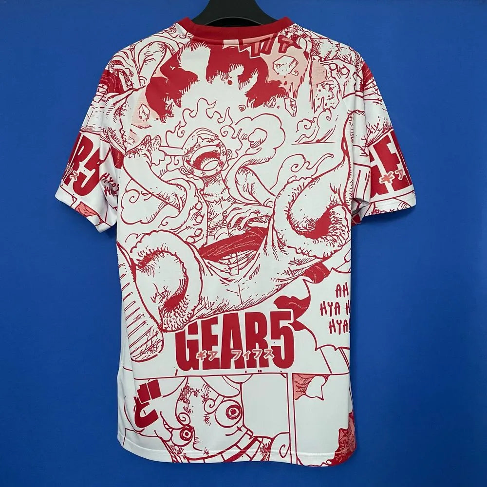 Maillot Japon One Piece – Édition Luffy | Design Manga Football