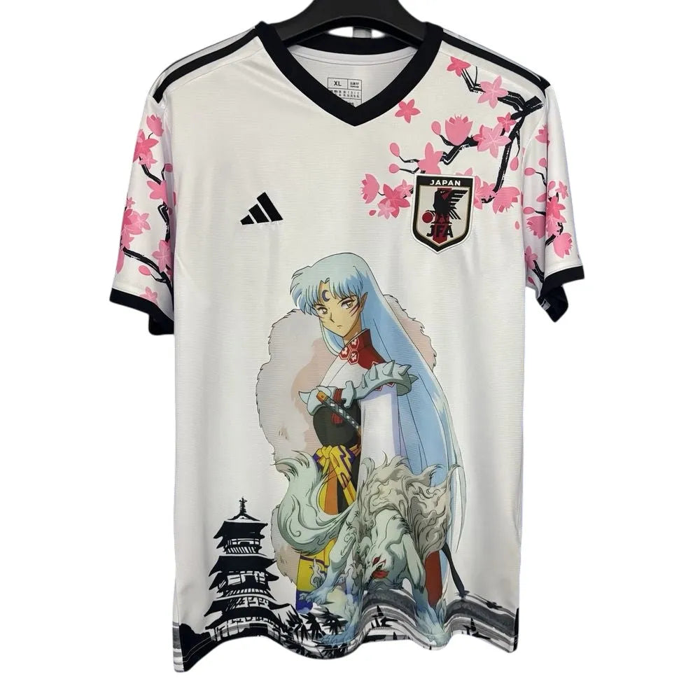 Maillot Japon T-shirt Adidas x Inuyasha – Édition Sakura & Inuyasha – Taille XL